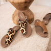 SANDALES MULES REQINS BAO LEOPARD BEIGE